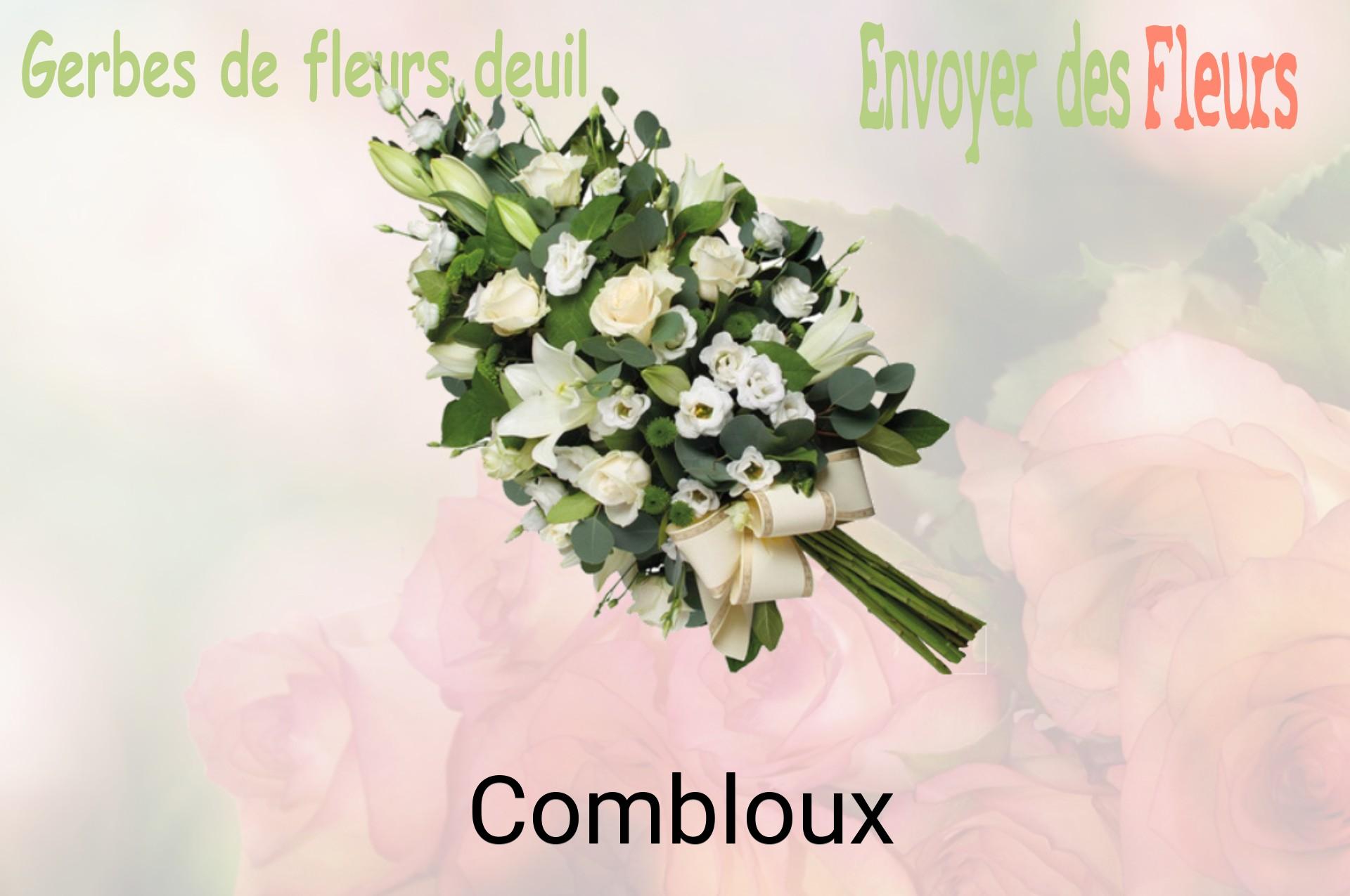 Gerbe de fleurs de deuil livrée à Combloux
